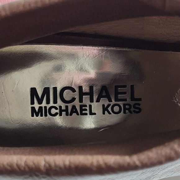 Michael Kors Leather Upper Peep Toe Zip Up Shooties - Picture 13 of 14